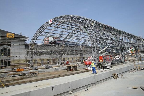 Stahlbauten Neubau Hauptbahnhof Salzburg